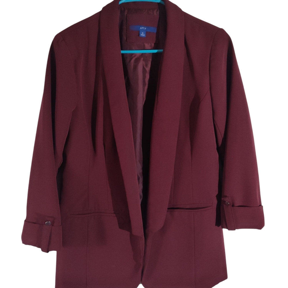 Apt. 9 Women's Burgundy Blazer